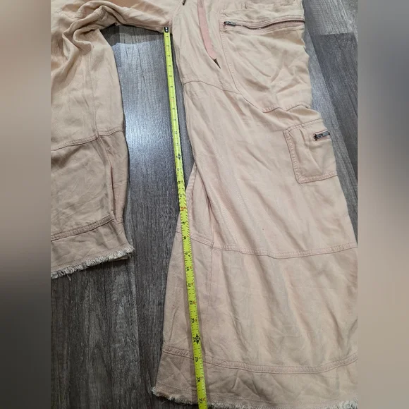 FREE PEOPLE MOVEMENT southern Lights Wide Leg Cargo Jumpsuit Oversized Boho Y2k - Picture 12 of 16